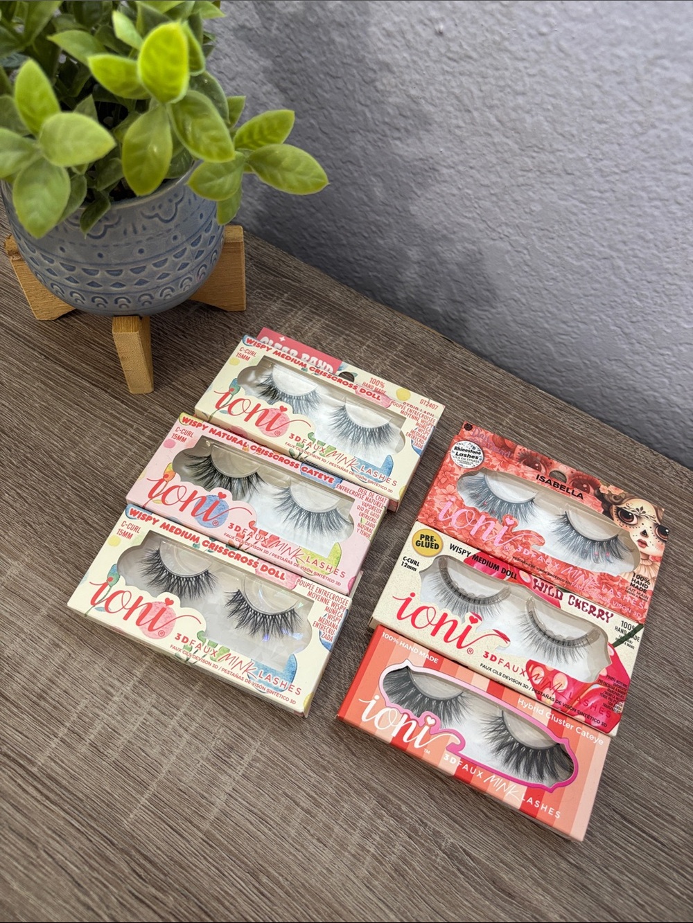 False Eyelashes Set - Black & Brown Styles
